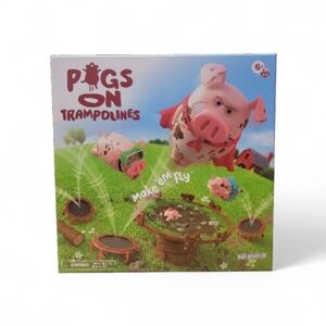 Pigs on Trampolines Game Set - Pink